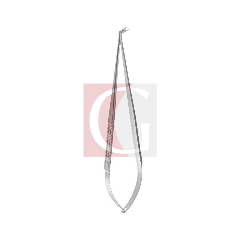 Коронарні мікроножиці за Якобсоном, з пласкою ручкою, лезо 60 градусів (Гайстер, 03-0034.23)